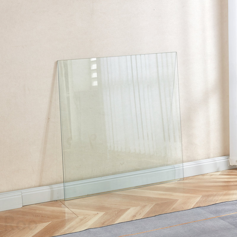 Tempered Clear Glass Top.80cm Square