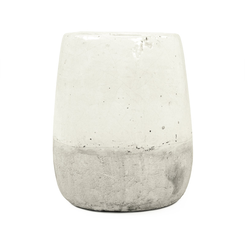 Pot en céramique intérieur / extérieur Seleste, H 9 po x l 7 po x P 7 po