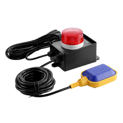 Sump Pump Alarm With 16.4ft Level Float Switch Loud Alarm LED Indicator