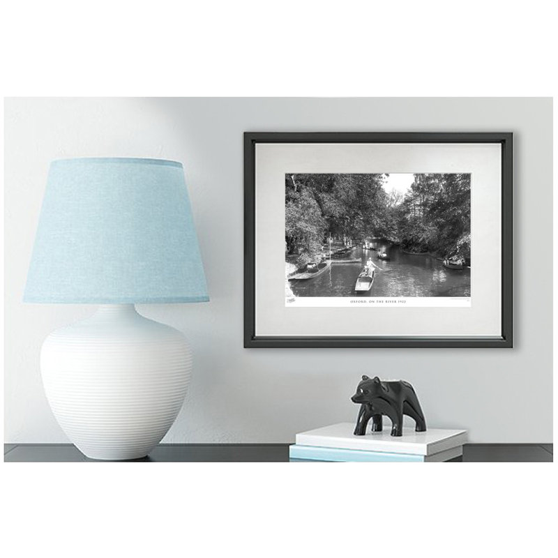 Oxford, On The River 1922 by Francis Frith - Single Picture Frame Print, 45cm H x 60cm W x 2.3cm D