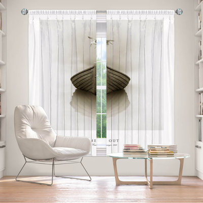 Rideau simple occultant et isolant avec passe-tringle Time Out I