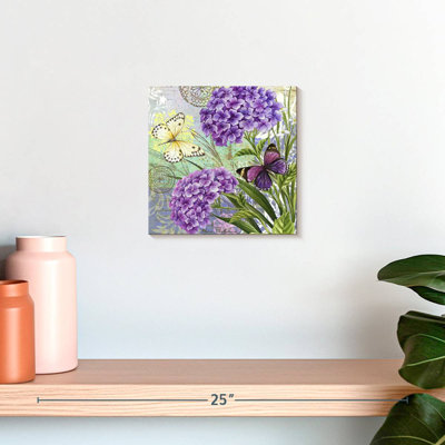 Harnek Flower Collage Hydrangea And Butterflies