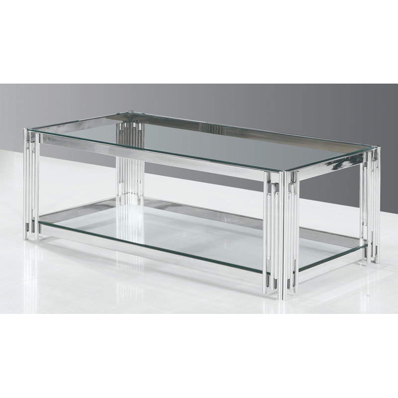 Table basse Graf, Argent