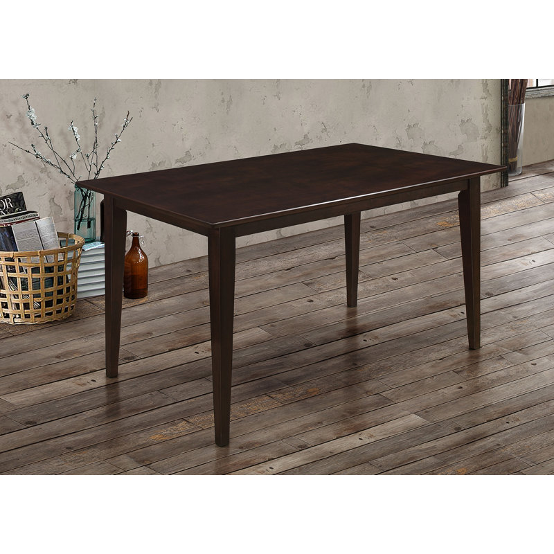 Anastin Rectangular 59-inch Wood Dining Table Cappuccino, Rich Cappuccino