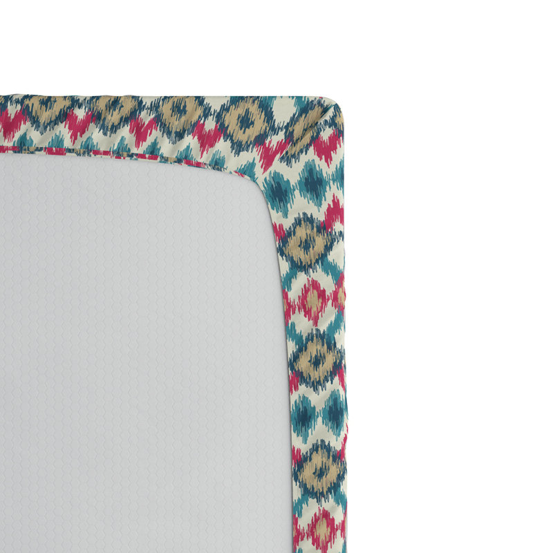 Microfiber Ikat Fitted Sheet, Twin XL Fitted Sheet