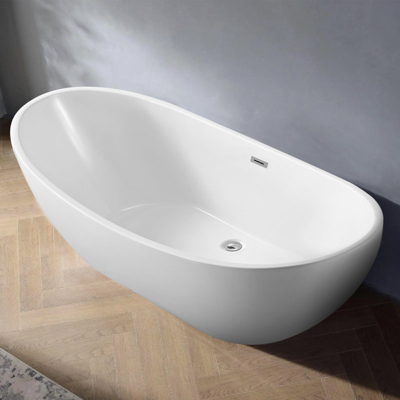 67'' x 28'' Soaking Acrylic Bathtub