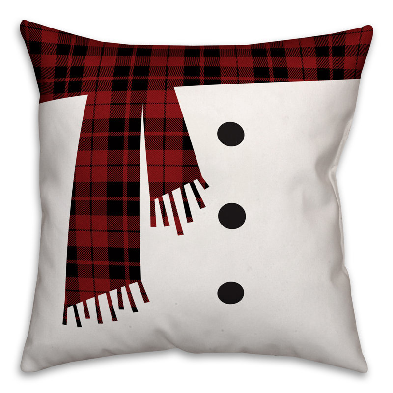 Plaid Reversible Throw Pillow