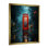 Ishmaan, rouge, téléphone, cabine, ville, symphonie, reproduction sur toile