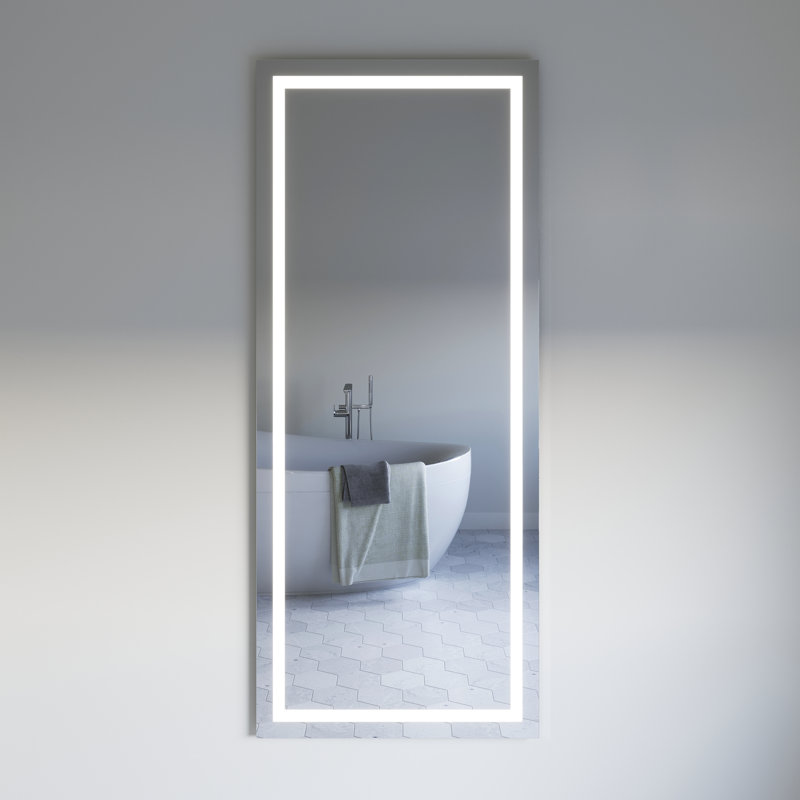 Santo 71" x 30" Frameless LED Bathroom Vanity Mirror