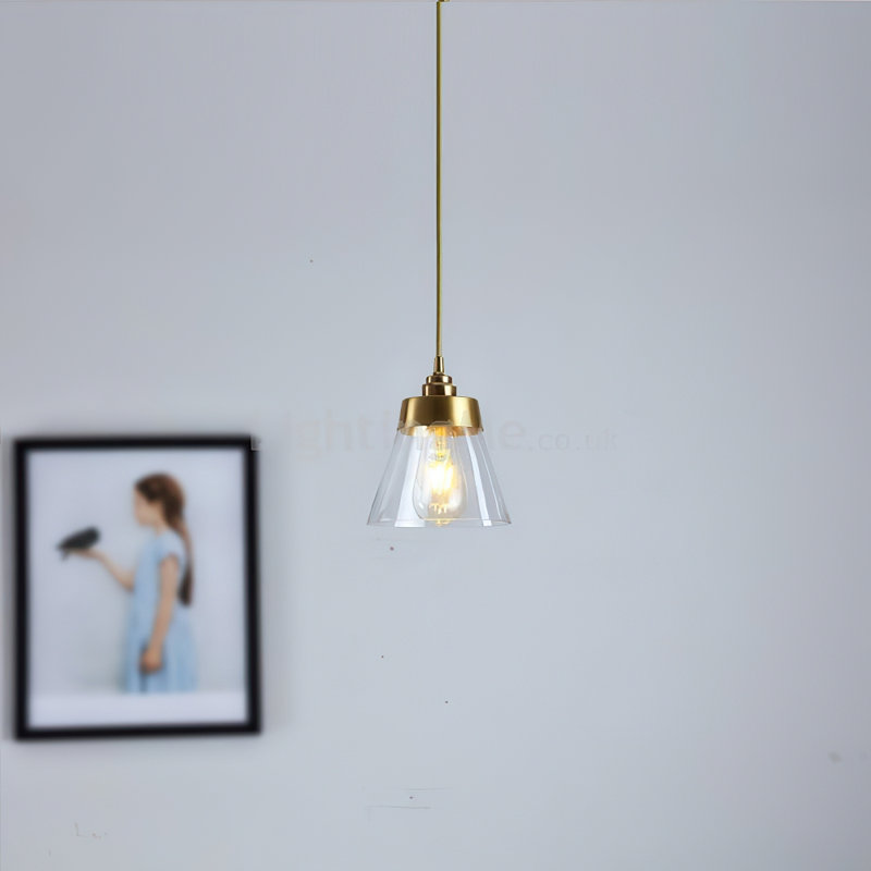 Lustre en fer noir à 6 têtes