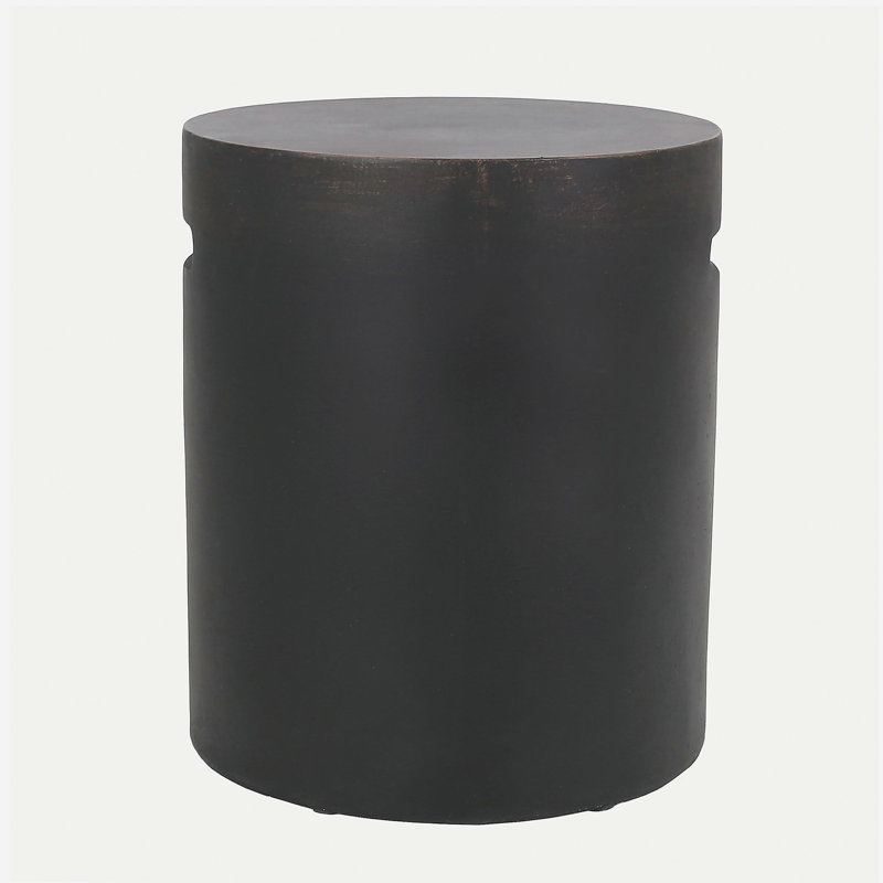 Table d'appoint d'extérieur en béton LightWeight, cuivre