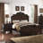 Majestic Formal Bed 2x Nightstands Carved Details Antique Cherry 3pc Set Bedroom Furniture-1144825395