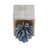 Glam Crystal Cluster Sculpture Decorative Object for Home Decor - Modern Marble Accent for Office or Living Room Shelf Decoration - 6", Blue  White-489595536-489595543
