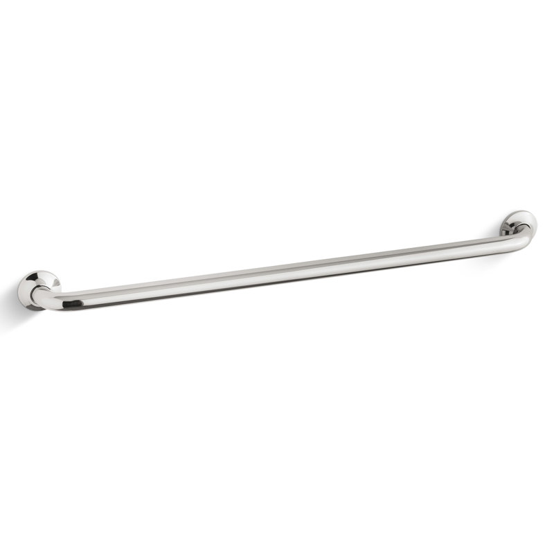 Transitional Grab Bar, Polished Stainless