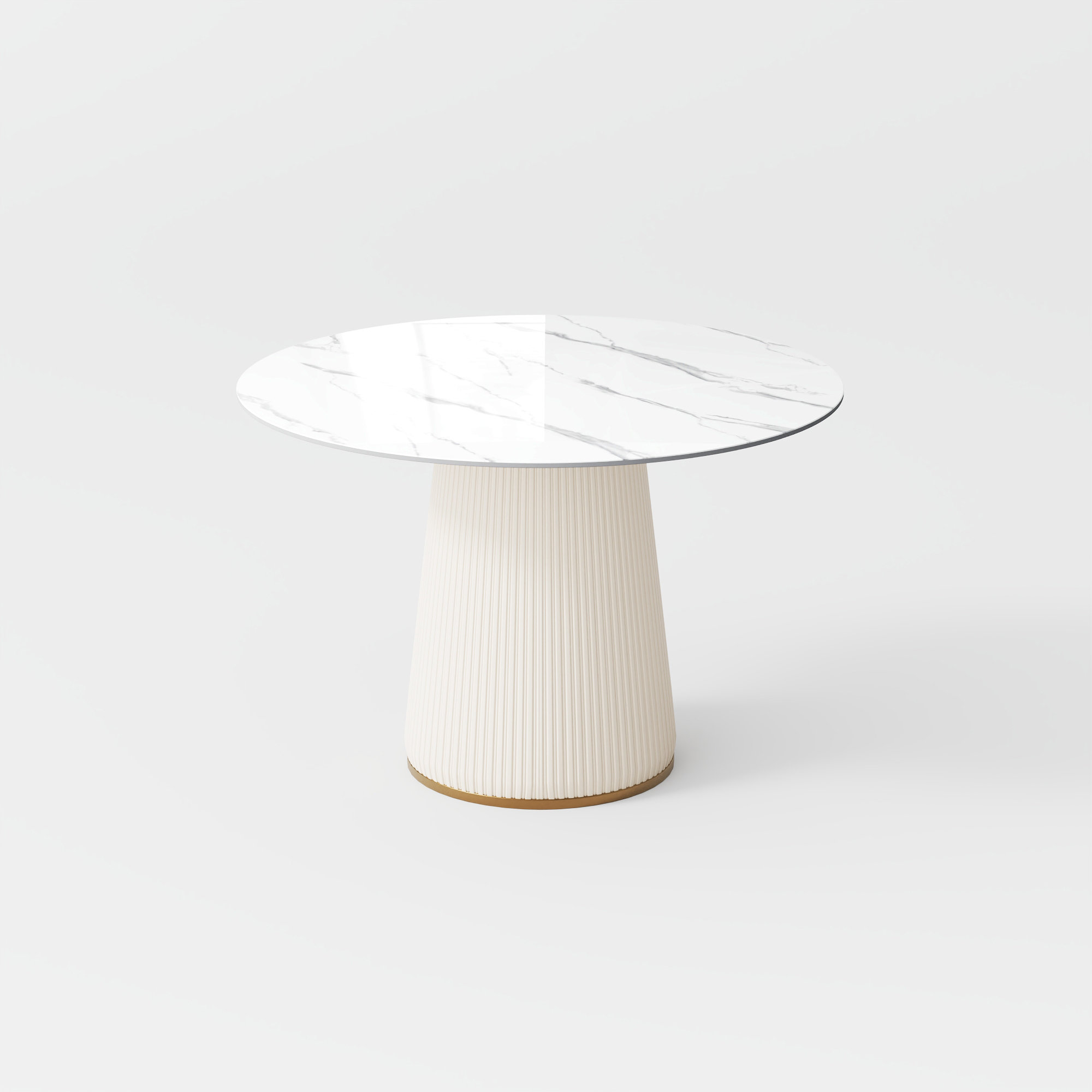 Orren Ellis Modern Round Sintered Stone Dining Table - Wayfair Canada