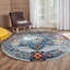 Tapis oriental gris / bleu Honig-1276596608