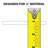 Plastic 0.25'' W x 48'' L T-Molding in Clear