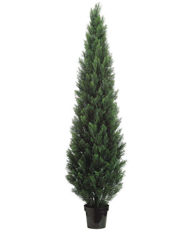 84'' Faux Cedar Topiary in Pot
