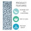 Tapis d'escalade d'intérieur 9 po x 28 po Salinas