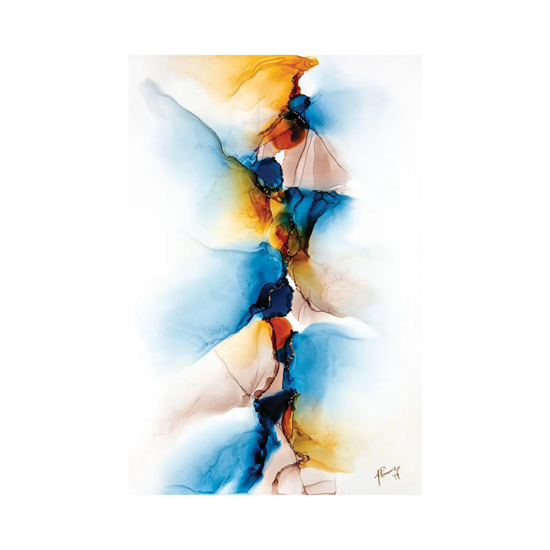 When Walls Come Down by Jamie Pomeranz - Wrapped Canvas Painting, 30.48cm H x 20.32cm W