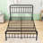 Assunta Metal Platform Bed with Headboard-794205388