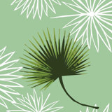 Cabbage Palm 10' L x 24" W Peel and Stick Wallpaper Roll
