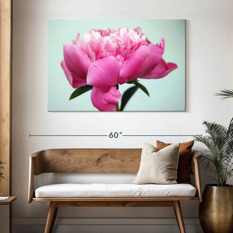 Fleur de pivoine Harnek, H 32 po x l 48 po