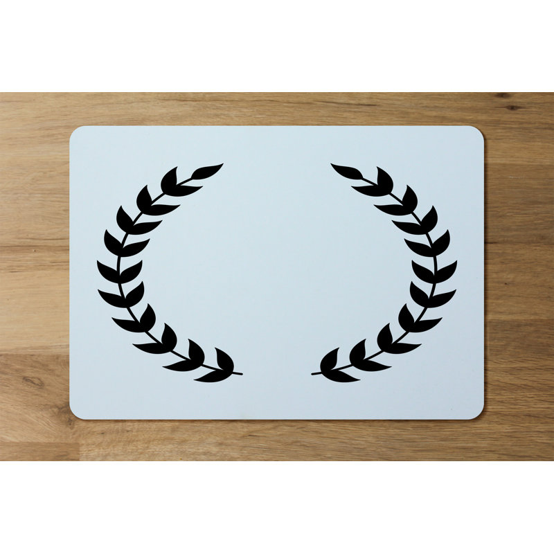 Xavieyah Polyester, Wood Floral Rectangle Placemat