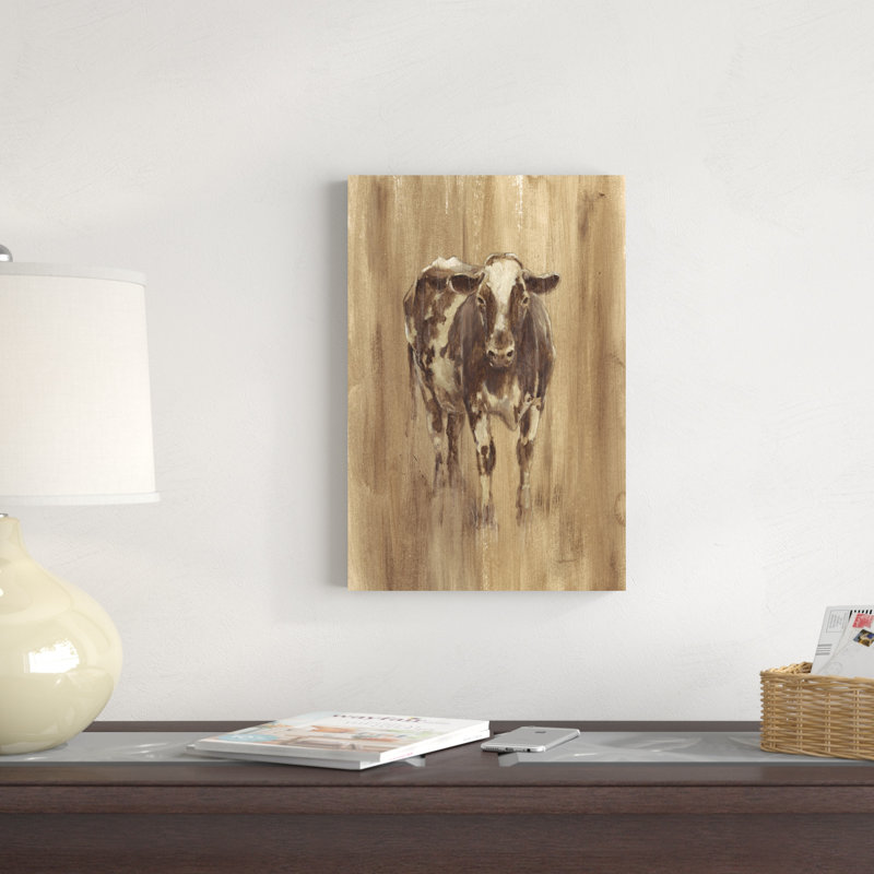 Panneau de bois de vache, H 18 po x l 12 po x P 1,25 po