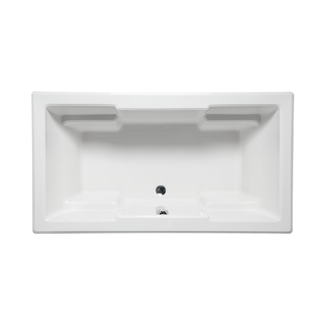 Laguna 60" x 42" Drop In/Undermount Soaking Acrylic Bathtub Malibu Home 