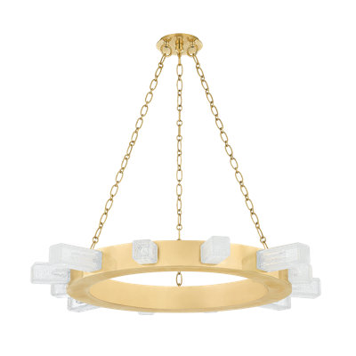 Lustre 12 lumières Citrine
