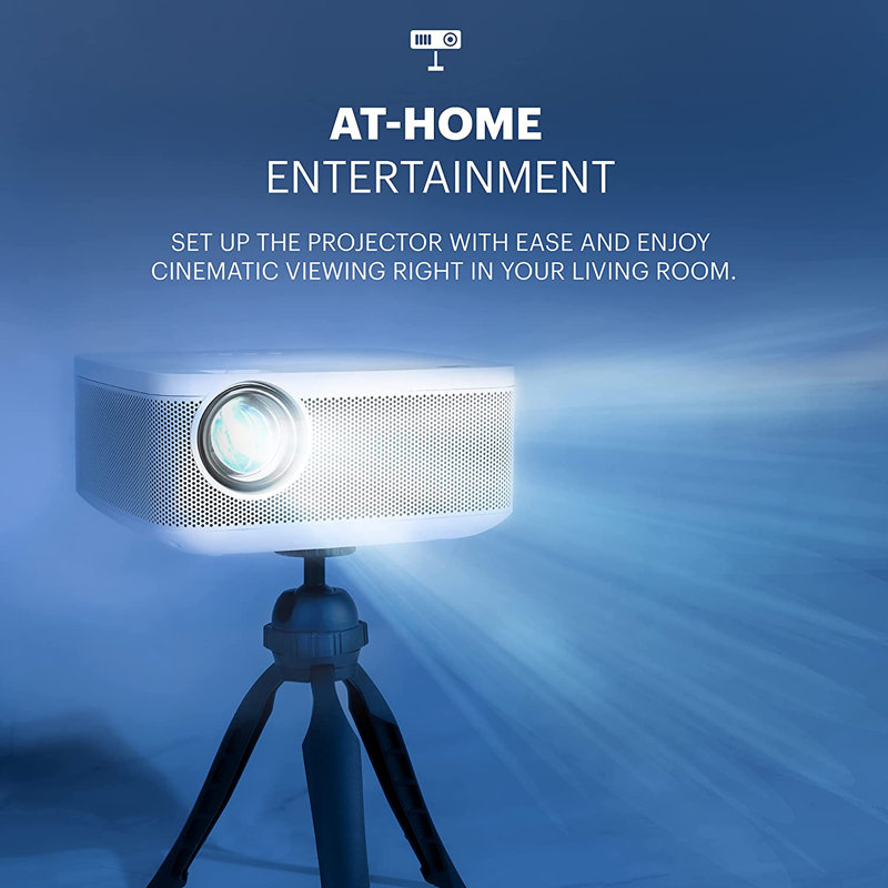 Projecteur de cinéma maison portatif 150 lumens