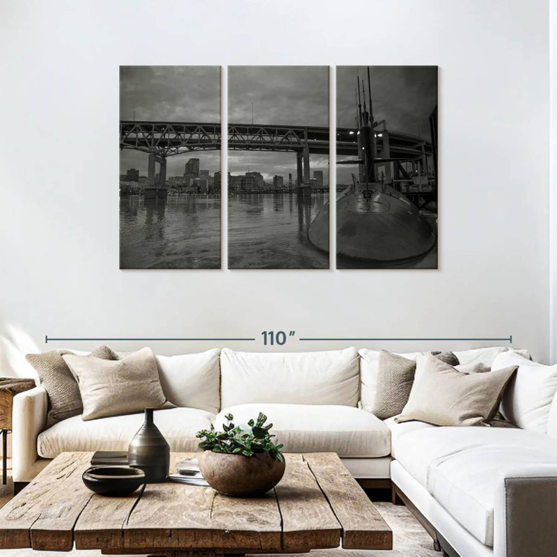 Mait Submarine, 48" H x 74" W