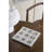 9X9" White Marble Tic-Tac-Toe Set With Natural Gray Pieces