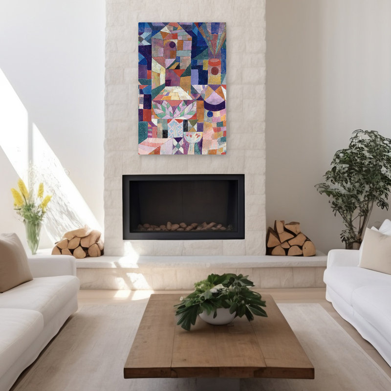 Mid-Century moderne et contemporain Burggarten, H 48 po x l 32 po