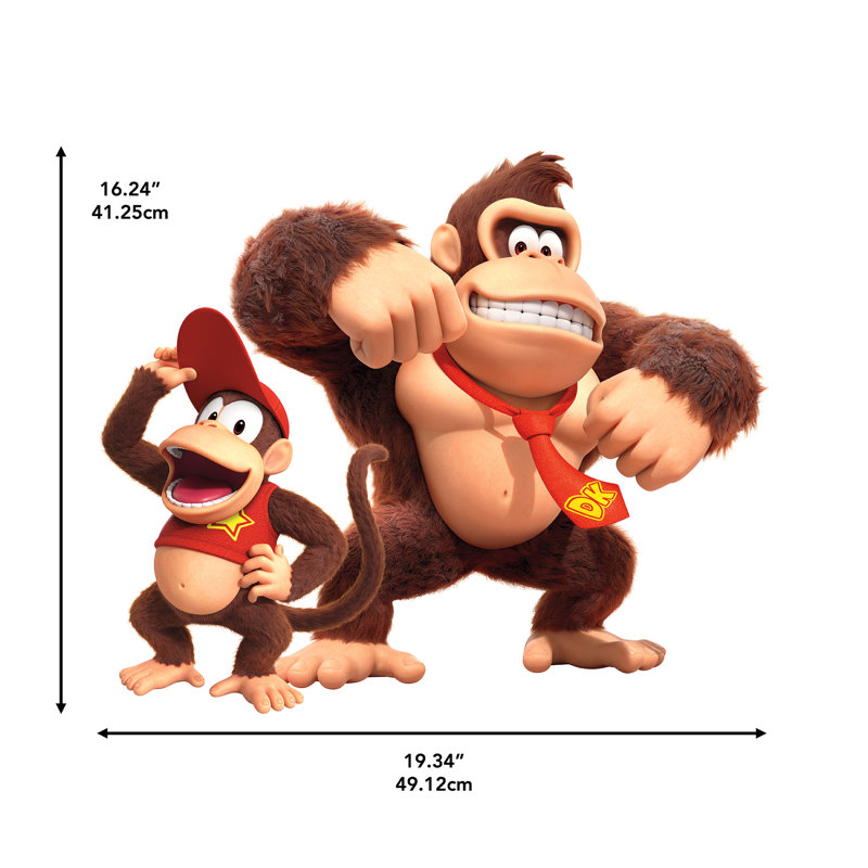 Donkey Kong and Diddy Kong Wall Decals