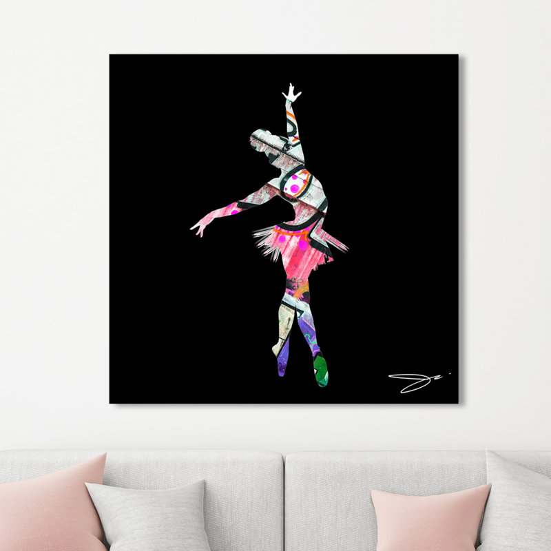 «Dancer 3», impression, Toile tendue, H 18" x l 18" x P 1"