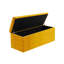 Safar Large Plush Velvet Ottoman Storage Box with Plain Lid Multi Functional Upholstered Blanket Box-116779935-116779911