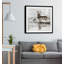 Rustic Misty Deer - reproduction d'art encadrée-634378348