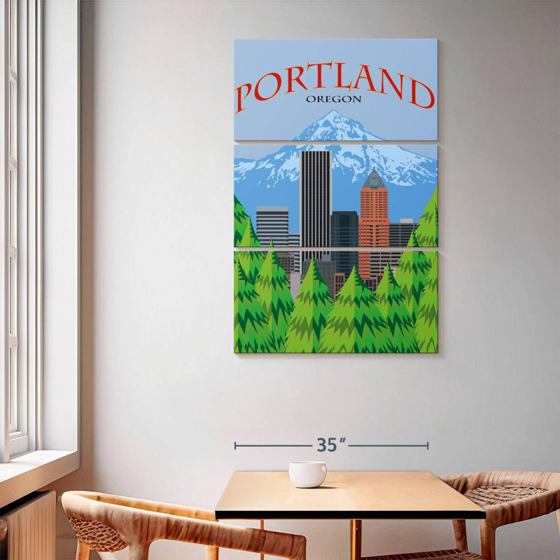 Sireci Portland Poster, 65" H x 42" W