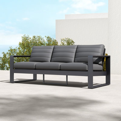 Quanetta 78.4'' Outdoor Patio Sofa with Cushions
