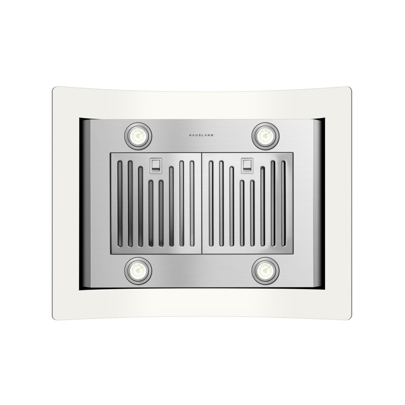 Hotte pour îlot de cuisine convertible 30 pouces 600 CFM en acier inoxydable