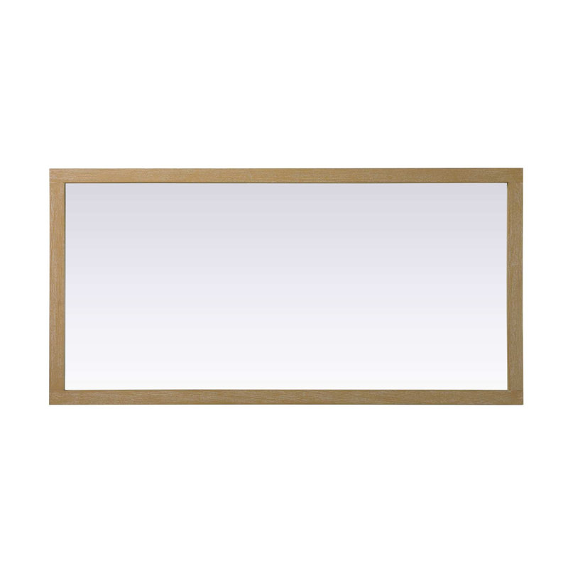 Miroir Noah, 36 po x 72 po, Rectangulaire, Lin chêne