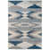 Blue Grey Aztec Power Loom Rug
