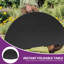 122 cm Round Folding Garden Table with Carry Handle,Portable Camping Table with Metal Frame-1994777023