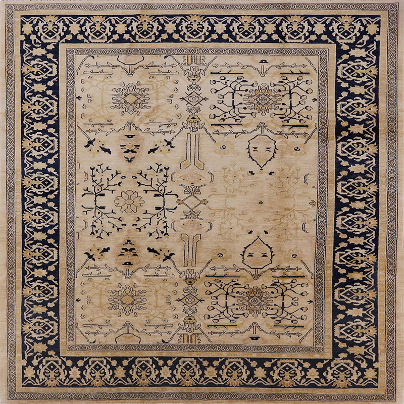 Snio Oriental Indoor Rug, Square 8'