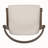 Balmain Indoor Rubberwood Barstool, Dark Brown Finished and Beige Upholstery, Set of 2-788598989
