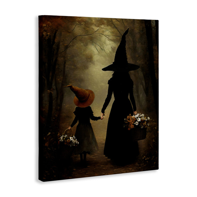 «Witch & Daughter Mystical Forest» par Arlington Prints, H 20 po x l 16 po