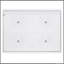 Lit escamotable double pleine grandeur, blanc