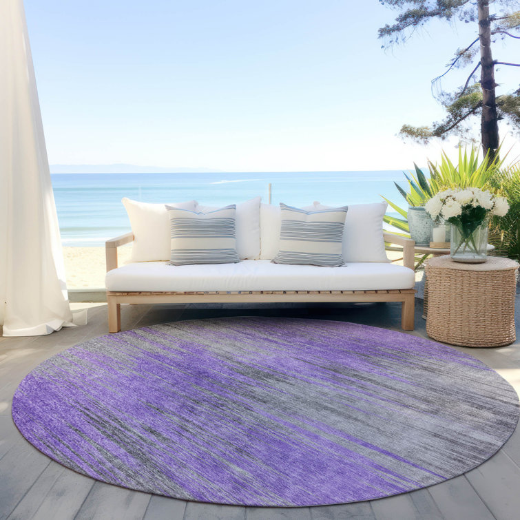 Malchow Washable Abstract Indoor / Outdoor Rug